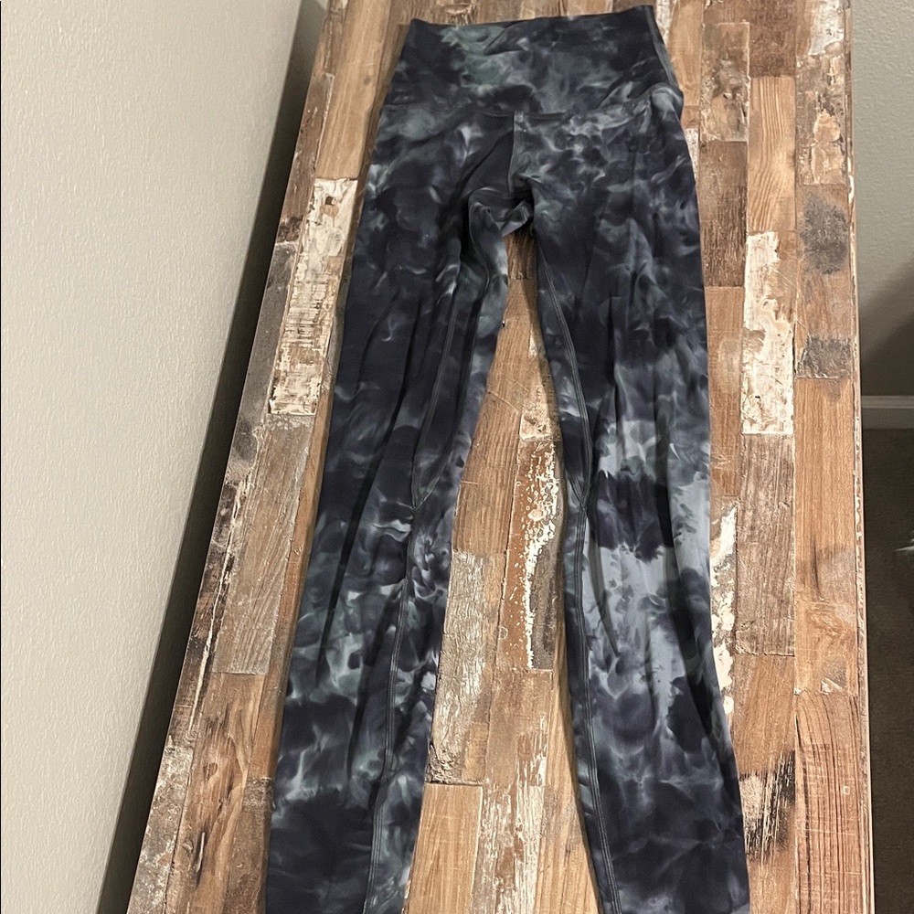 lululemon athletica Black and Gray Leggings